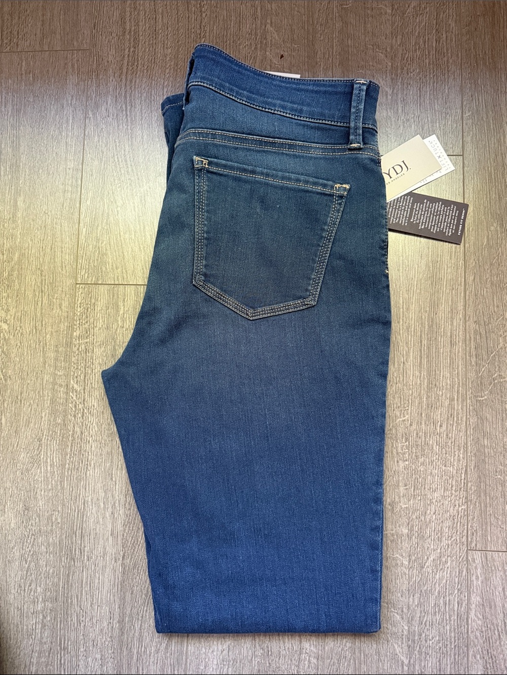 NYDJ Marilyn Straight Islander Women’s Jeans 12 NWT Eco Stretch Lift Tuck